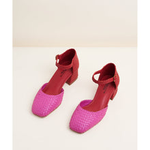 Selene Two Tone Low Heel | Carnation Kiss