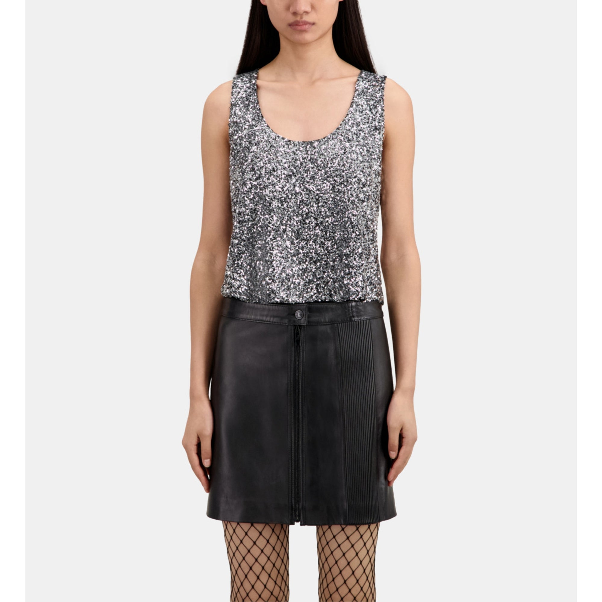 Sequin Top | Women | Silver