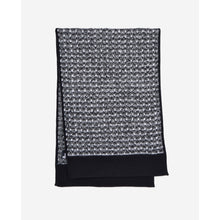 Sequinned And Tweed Scarf | Women | Black x White