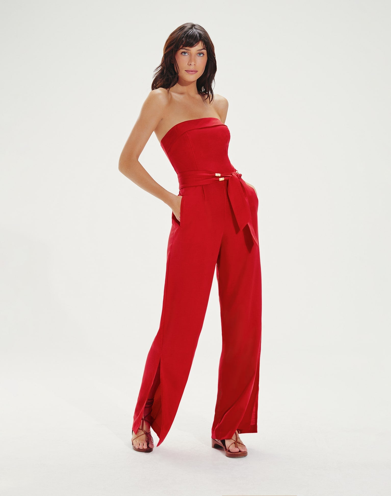 Serena Detail Jumpsuit | Red Pepper