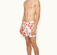 Setter Blossom Print Shorter-Length Swim Shorts | Red