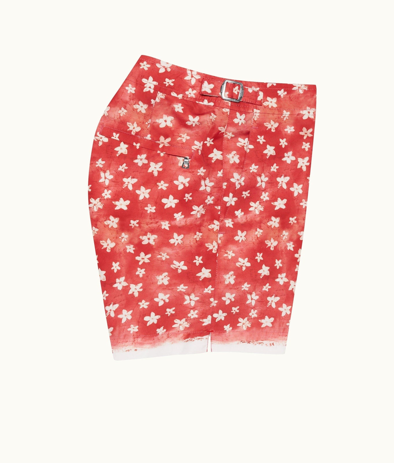 Setter Budding Life Print Shorter-Length Swim Shorts Woven | Cinnamon Summer Red
