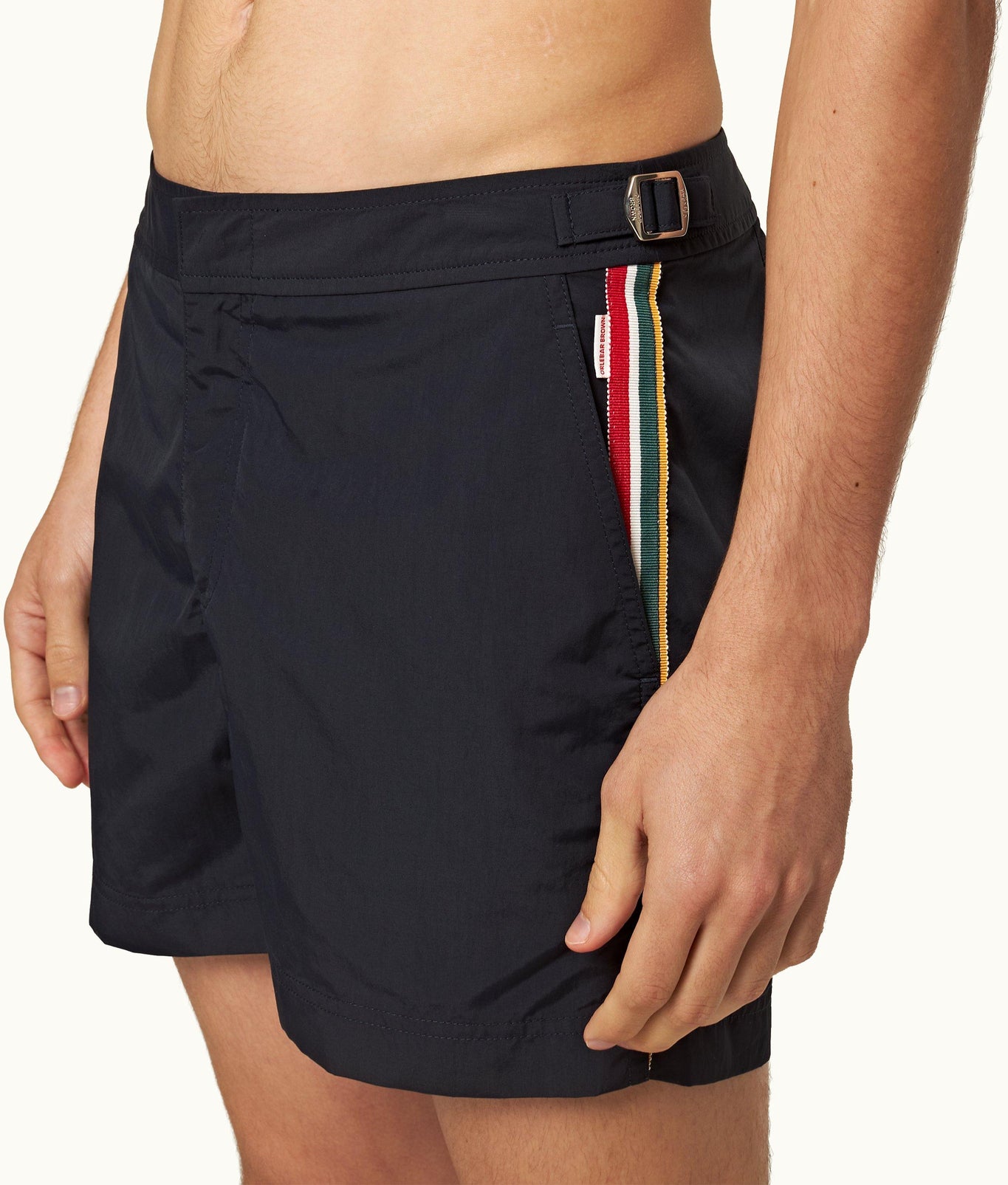 Setter Shorter-Length Concealed Ob Tape Swim Shorts | Night Iris
