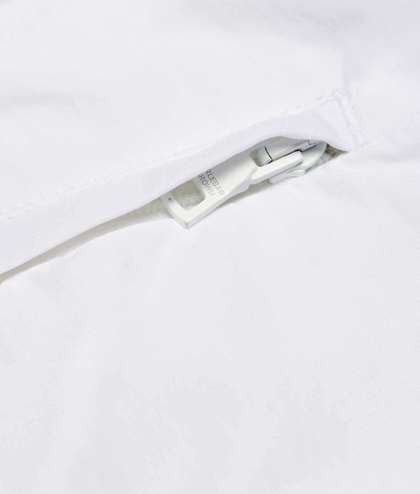 Setter Shorter-Length Tape Trim Swim Shorts | White