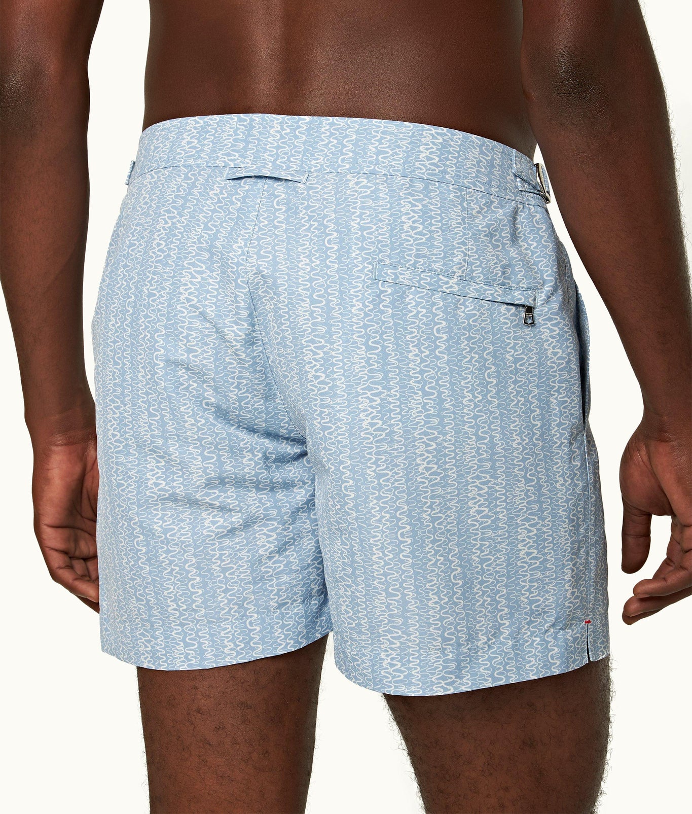 Setter Wavie Shorter-Length Swim Shorts | Blue Ash