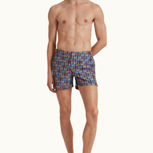 Setter Whitsun Print Shorter-Length Swim Shorts Woven | Midnight Navy