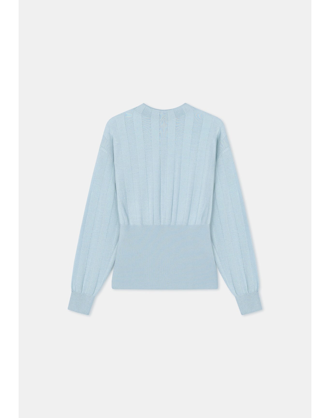 Shabby | Funnel Neck Jumper | Ice Blue