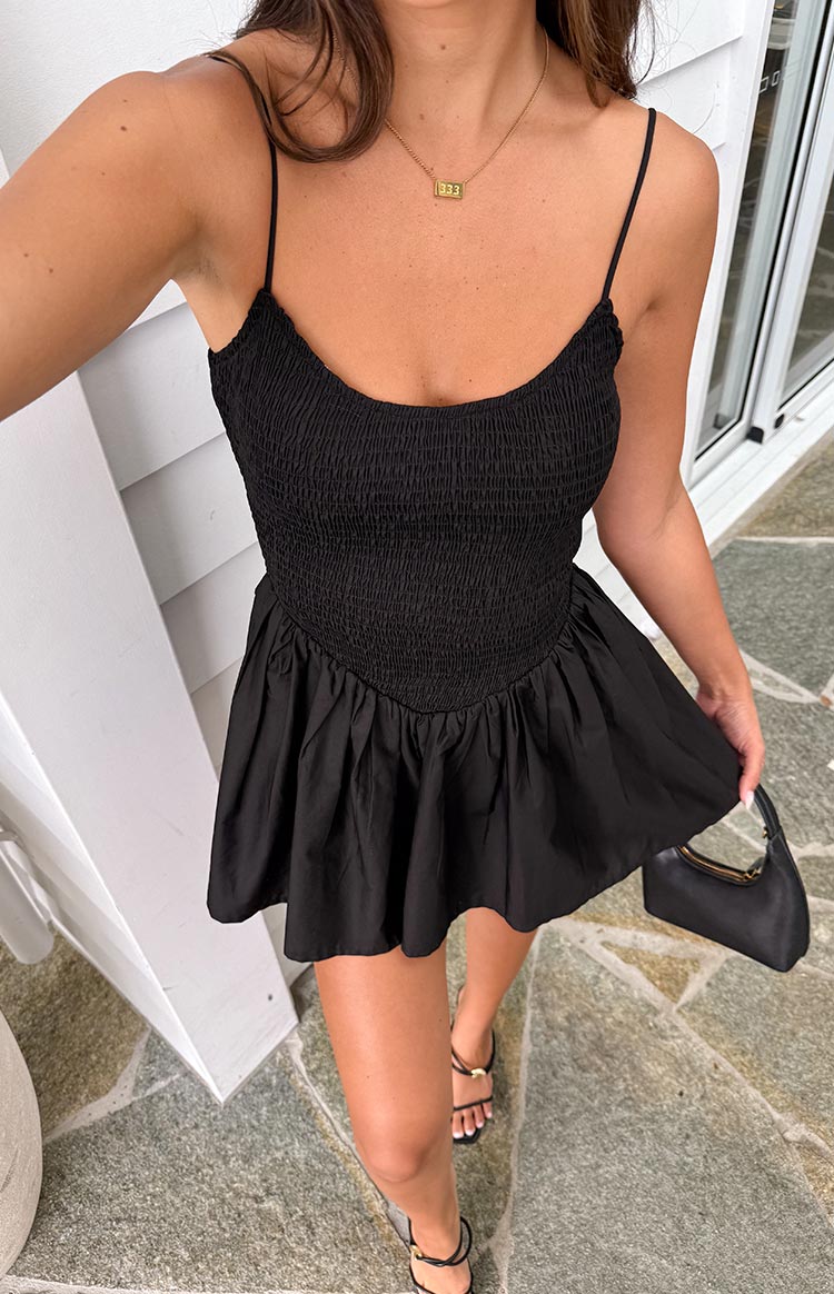 Sharmane Mini Dress | Black