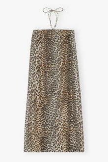 Sheer Voile Maxi Strap Dress | Almond Milk