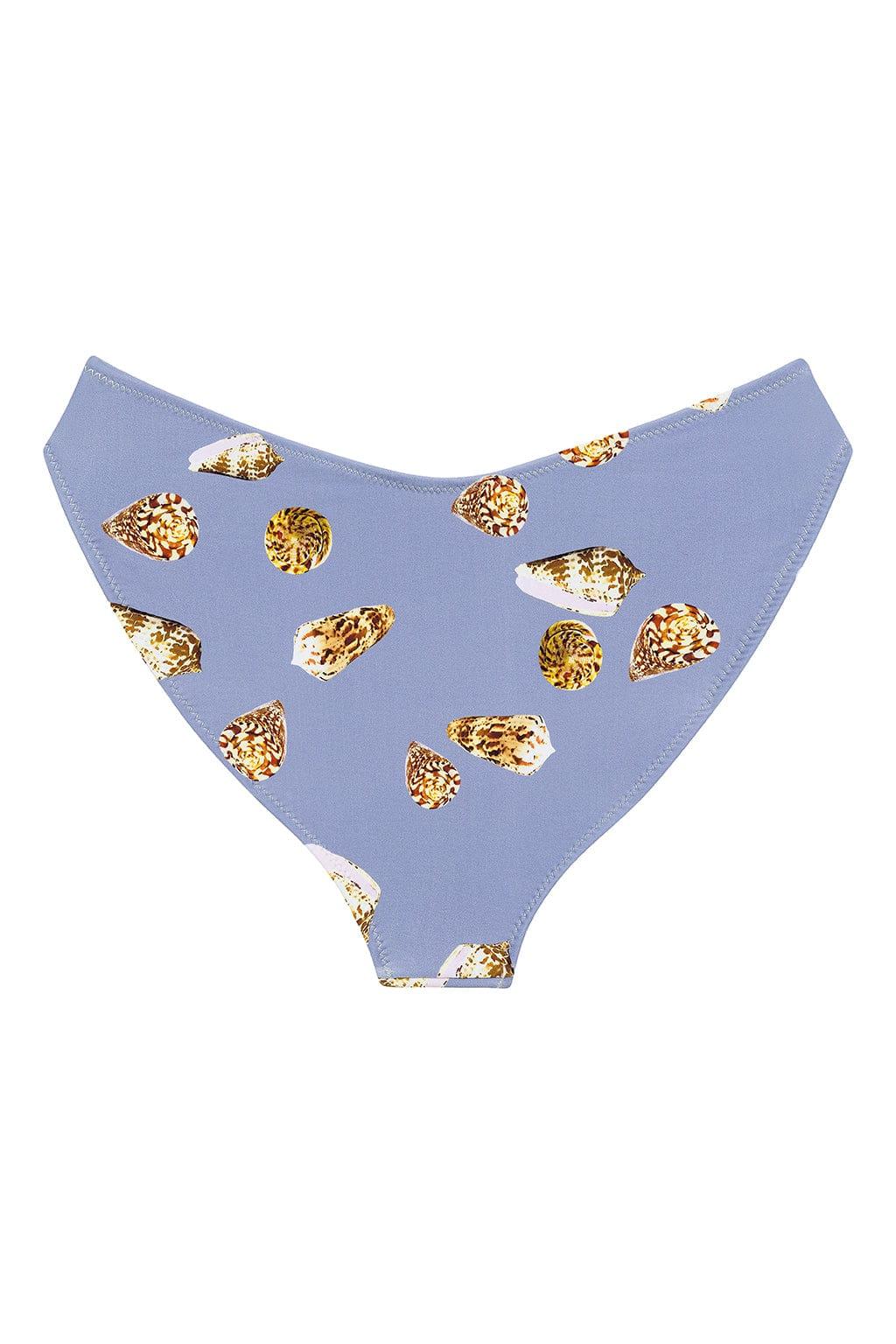 Added Coverage Lulu Zig Zag Stitch Bikini Bottom | Shell