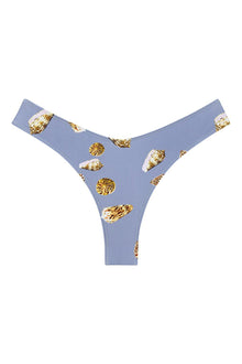 Added Coverage Lulu Zig Zag Stitch Bikini Bottom | Shell