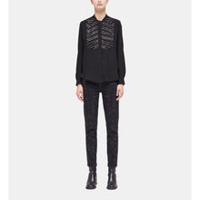 Shirt With Pearl Details | Women | Black