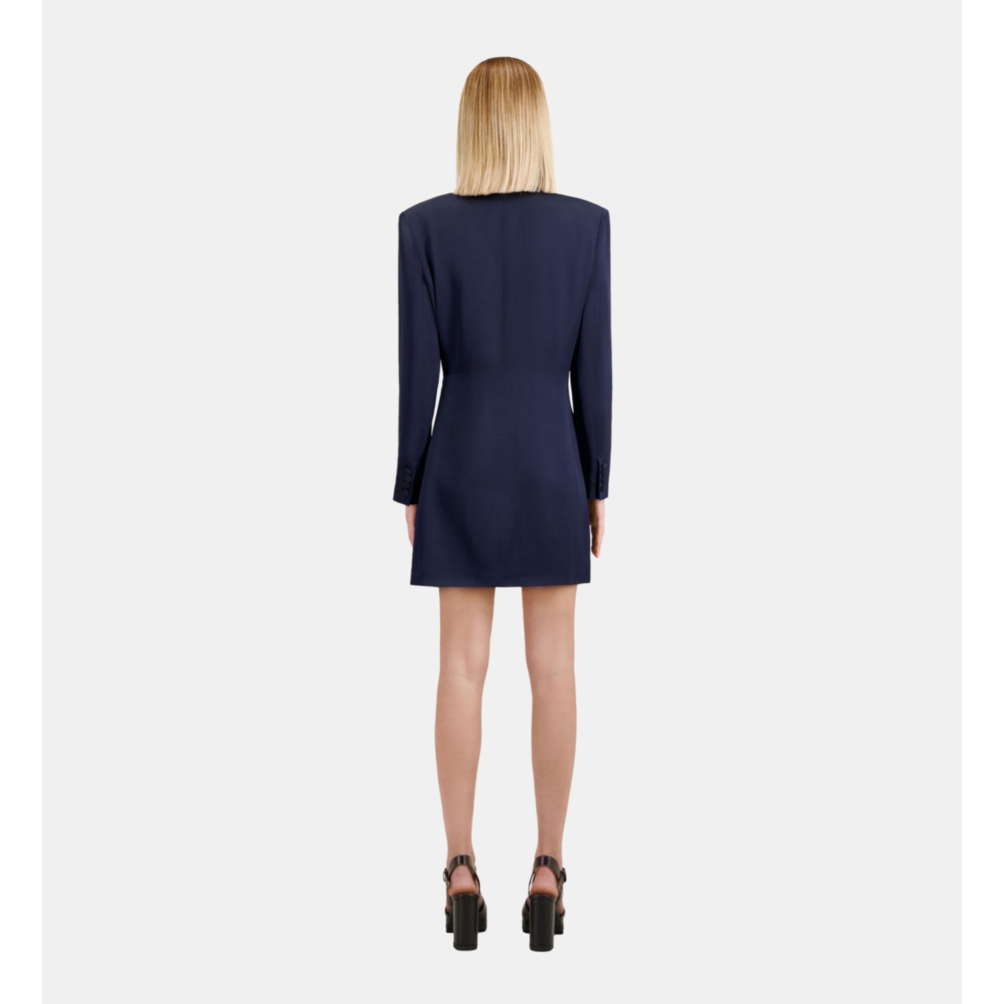 Short Dress With Chain | Women | Navy Blue