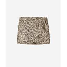 Short Golden Sequined Skirt | Women | Gold