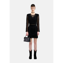 Short Guipure Dress | Women | Black