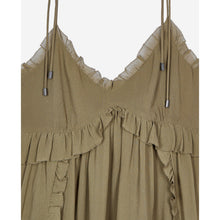 Short Silk Dress | Women | Khaki