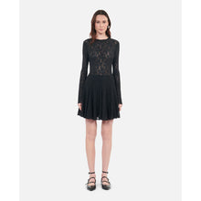 Short Lace Skater Dress | Women | Black