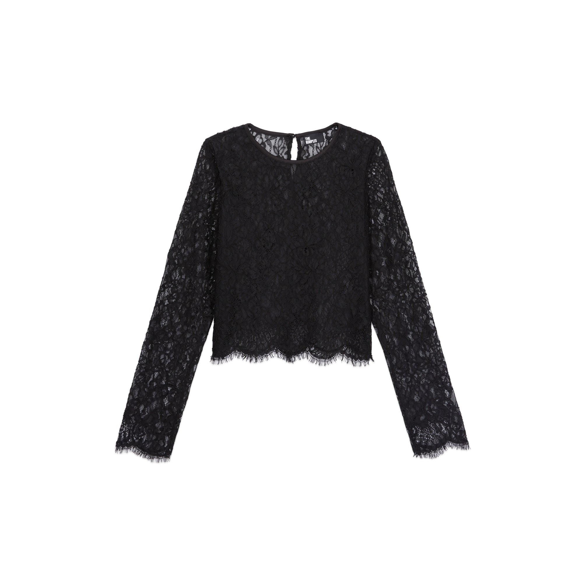 Short Lace Top | Women | Black