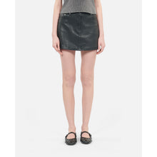 Short Leather Skirt | Women | Black