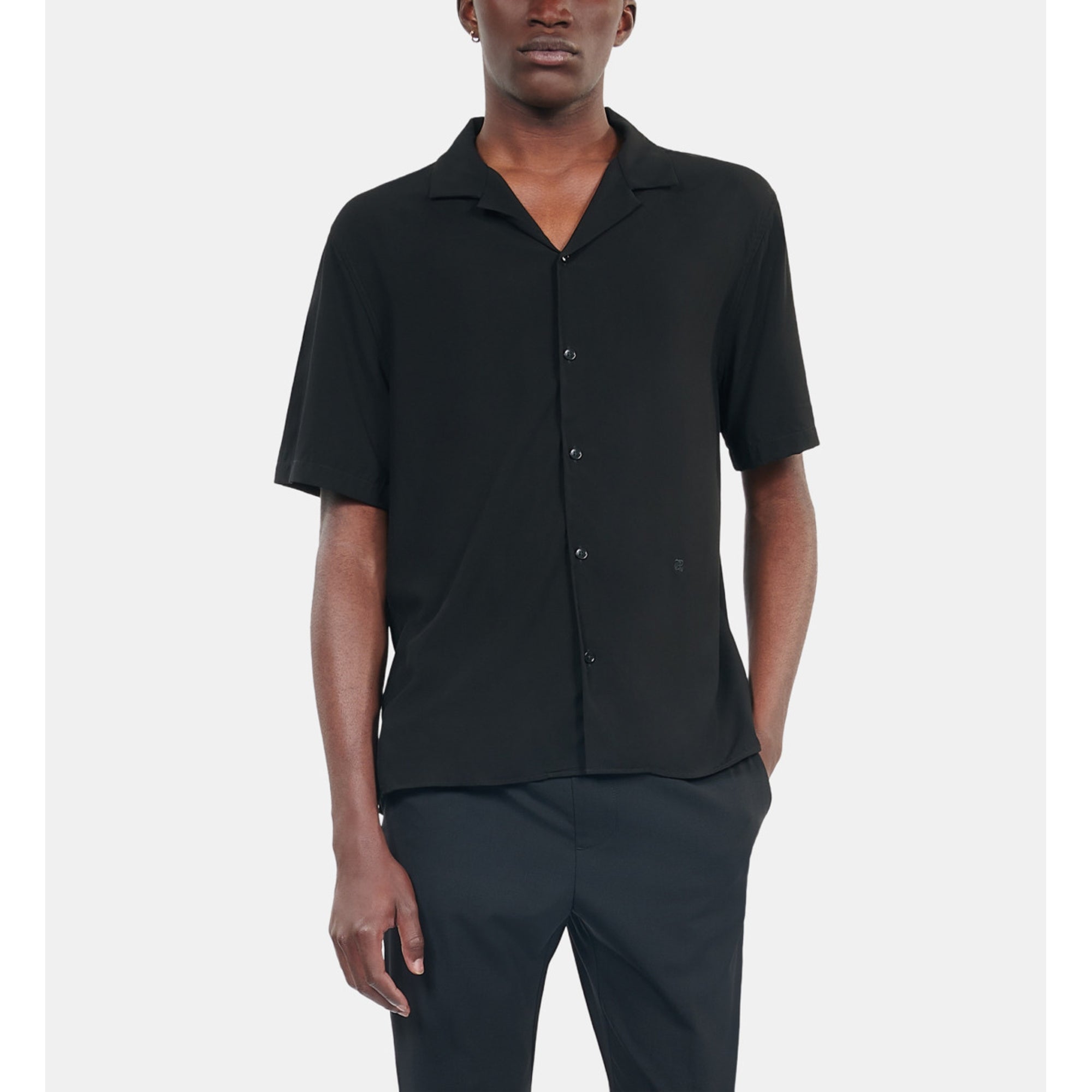 Short-Sleeved Shirt | Men | Black