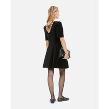 Short Velvet Dress | Women | Black