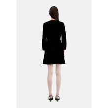 Short Velvet Dress | Women | Black