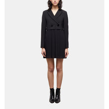 Short Wool Dress | Women | Black