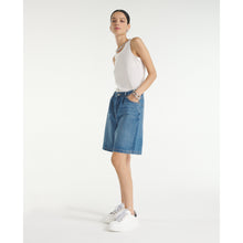 Shorts With Cuffs | Women | Blue Denim