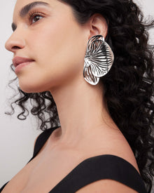 Orchid Earrings | Silver