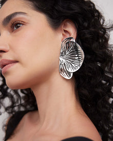 Orchid Earrings | Silver