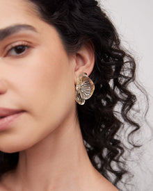 Small Orchid Earrings | Silver