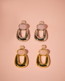 The Rose Quartz Rio Earrings | Rose Quartz | Silver