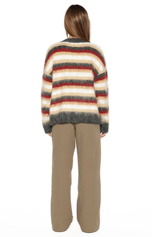 Sicily Stripe Oversized Sweater | Multi