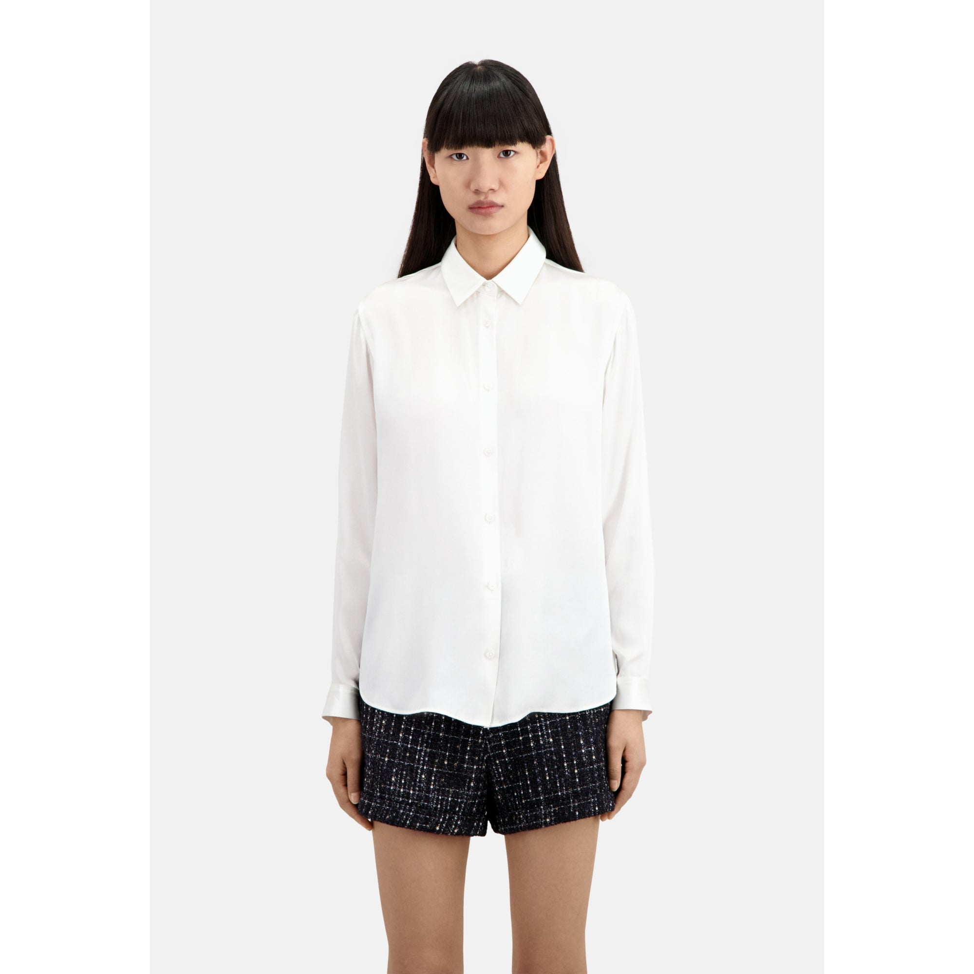 Silk Shirt | Women | Ecru