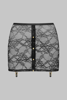 Skirt with suspenders - Jeux Magnétiques | Black