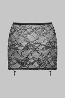 Skirt with suspenders - Jeux Magnétiques | Black