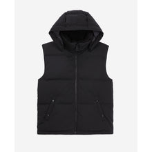 Sleeveless Hooded Puffer Jacket | Men | Black