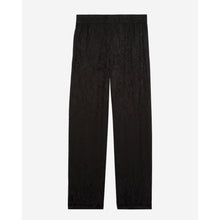 Snakeskin Jacquard Trousers | Women | Black