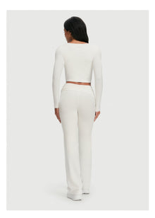 Soft Seamless Lounge Pants | White