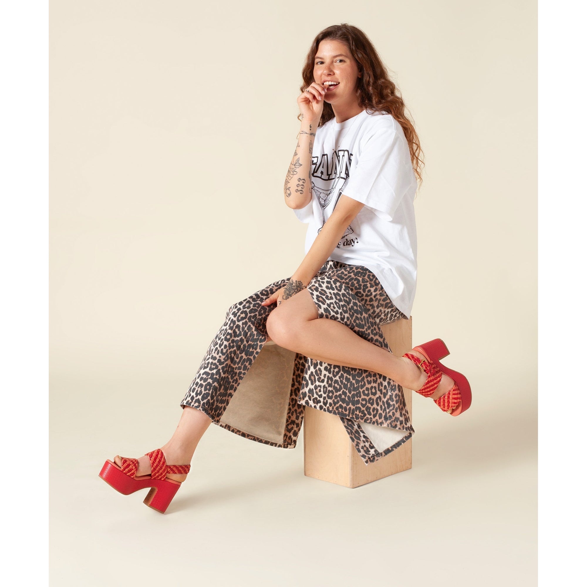 Sola Woven Platform | Begonia