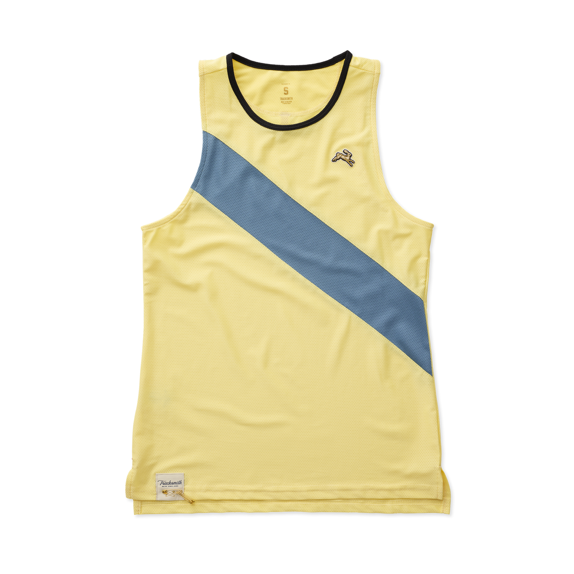 Van Cortlandt Singlet | Pale Yellow/Slate/Black - Women