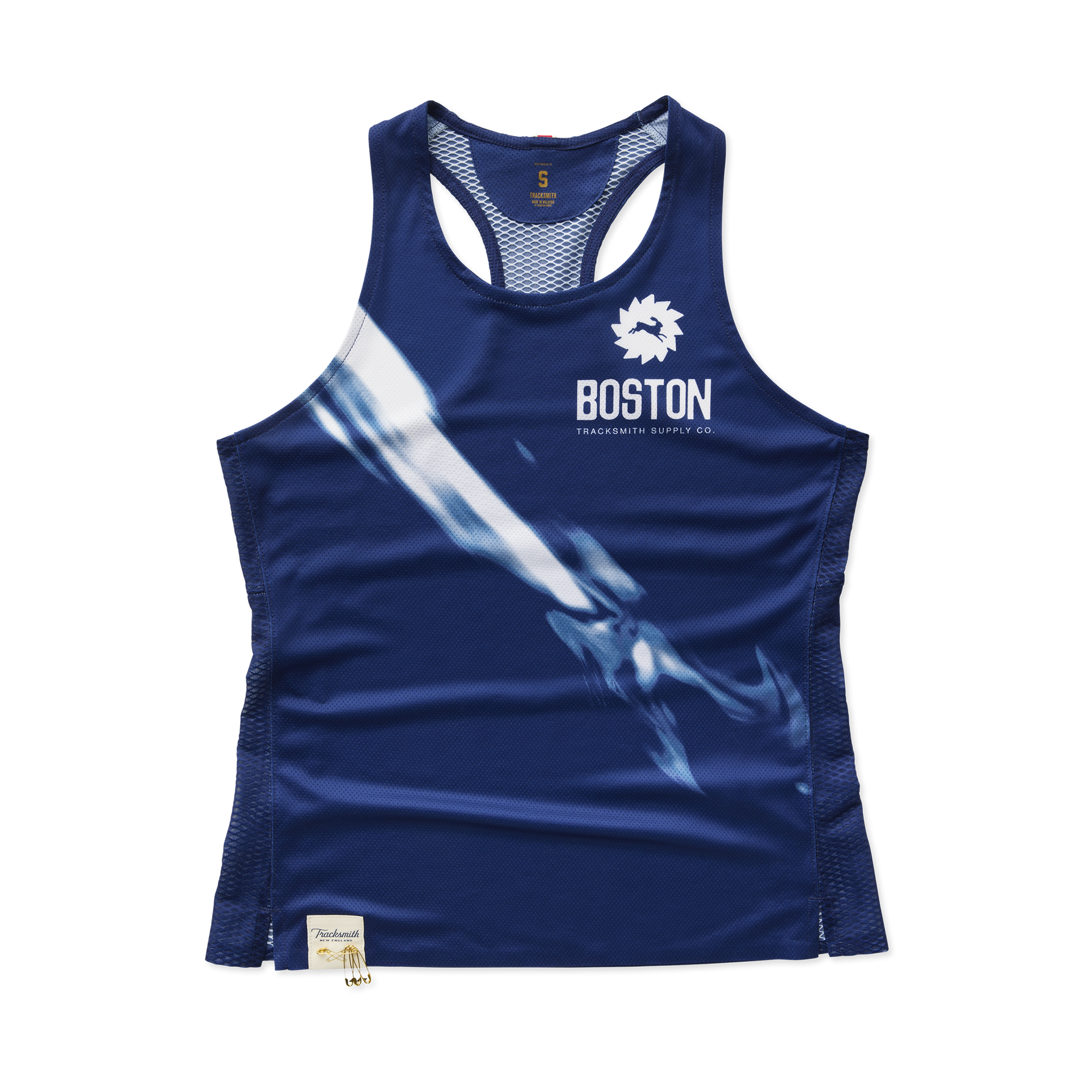 Womens | Boston Singlet | Blue/White