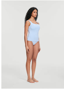 Square Neck Tank Top | Sky Blue