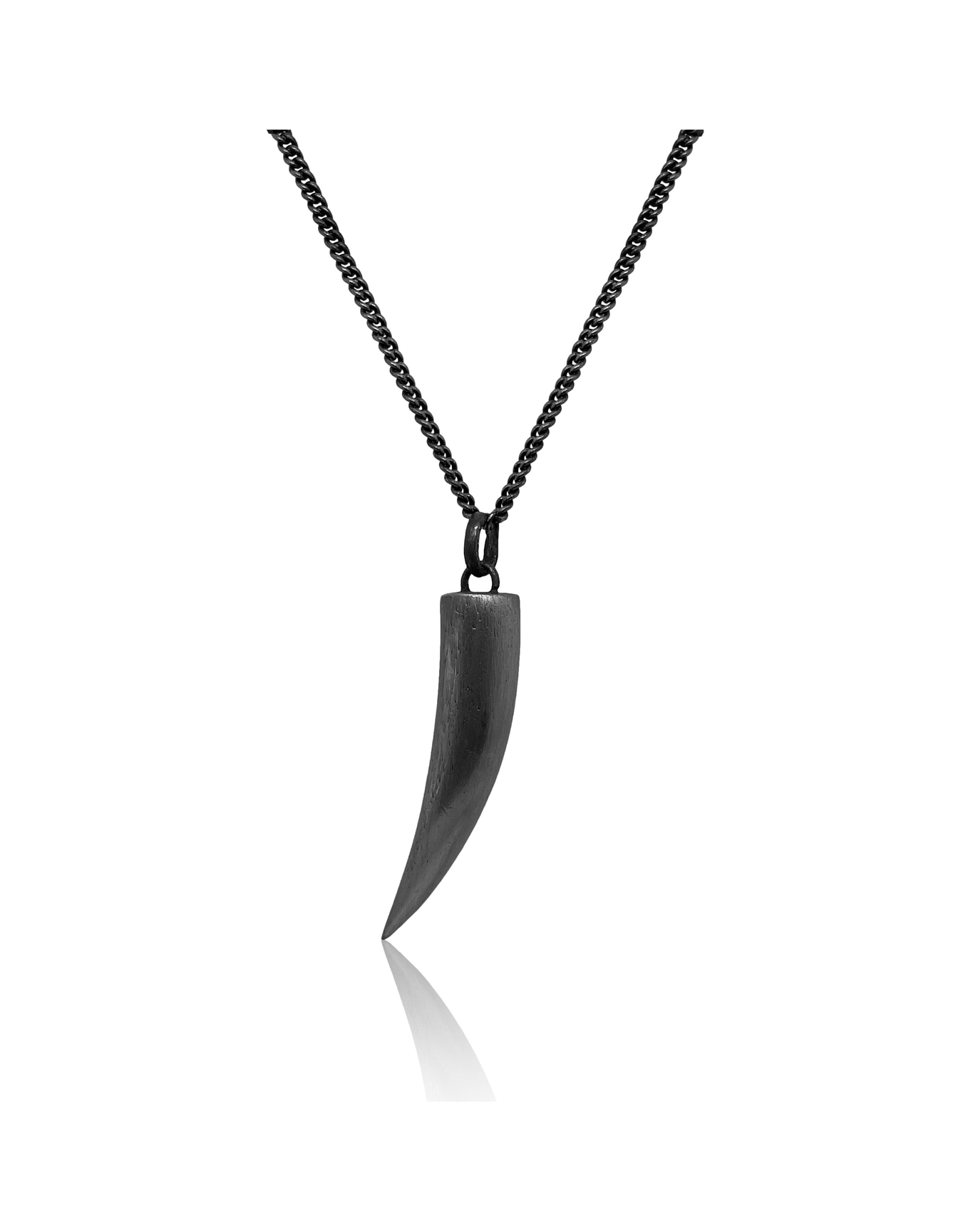 Statement Fang Necklace | Black