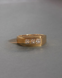 Stepdad Diamond Ring | Plated Gold