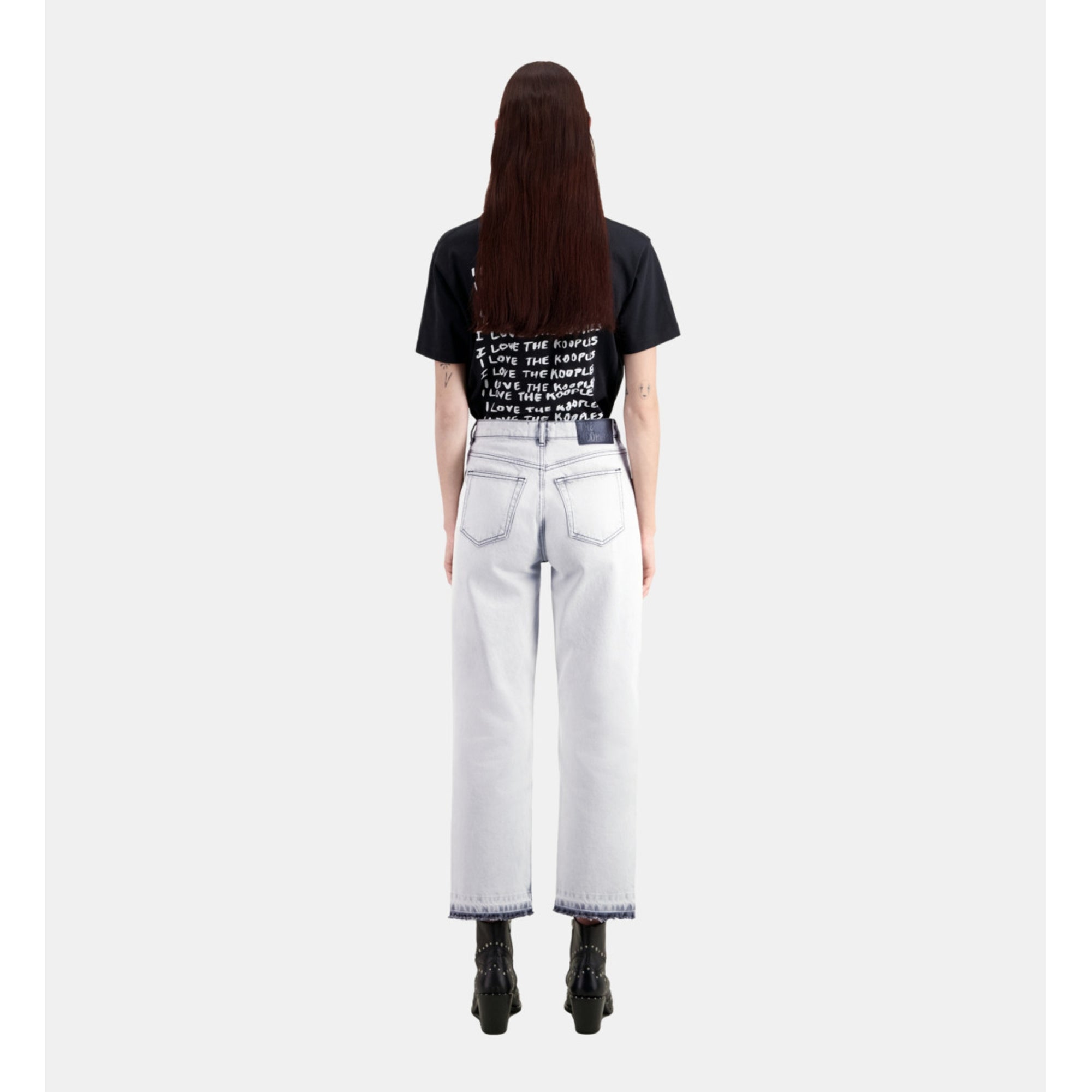 Straight Bleached Jeans | Women | White Bleach