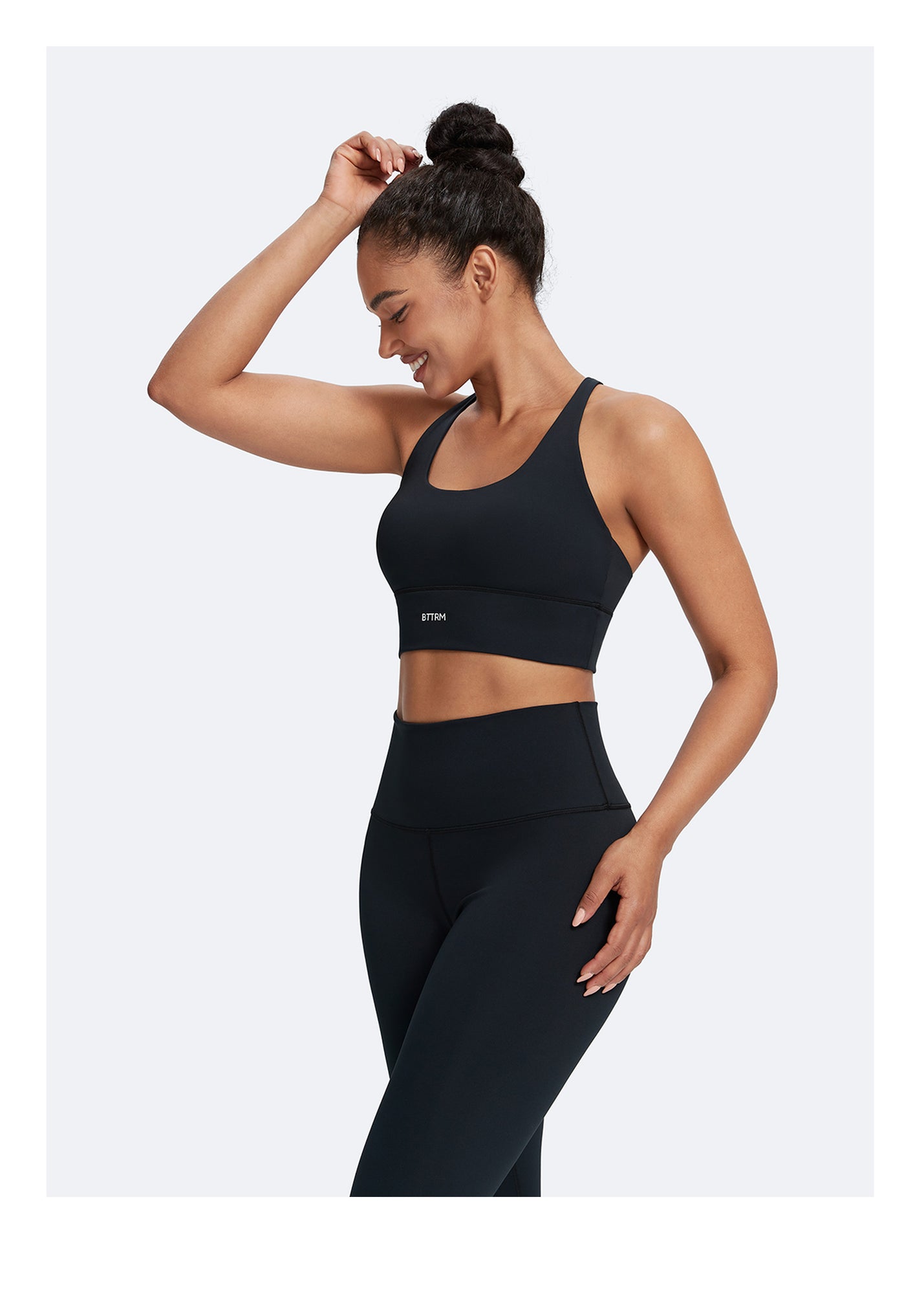 Straps and Support Bra | Black