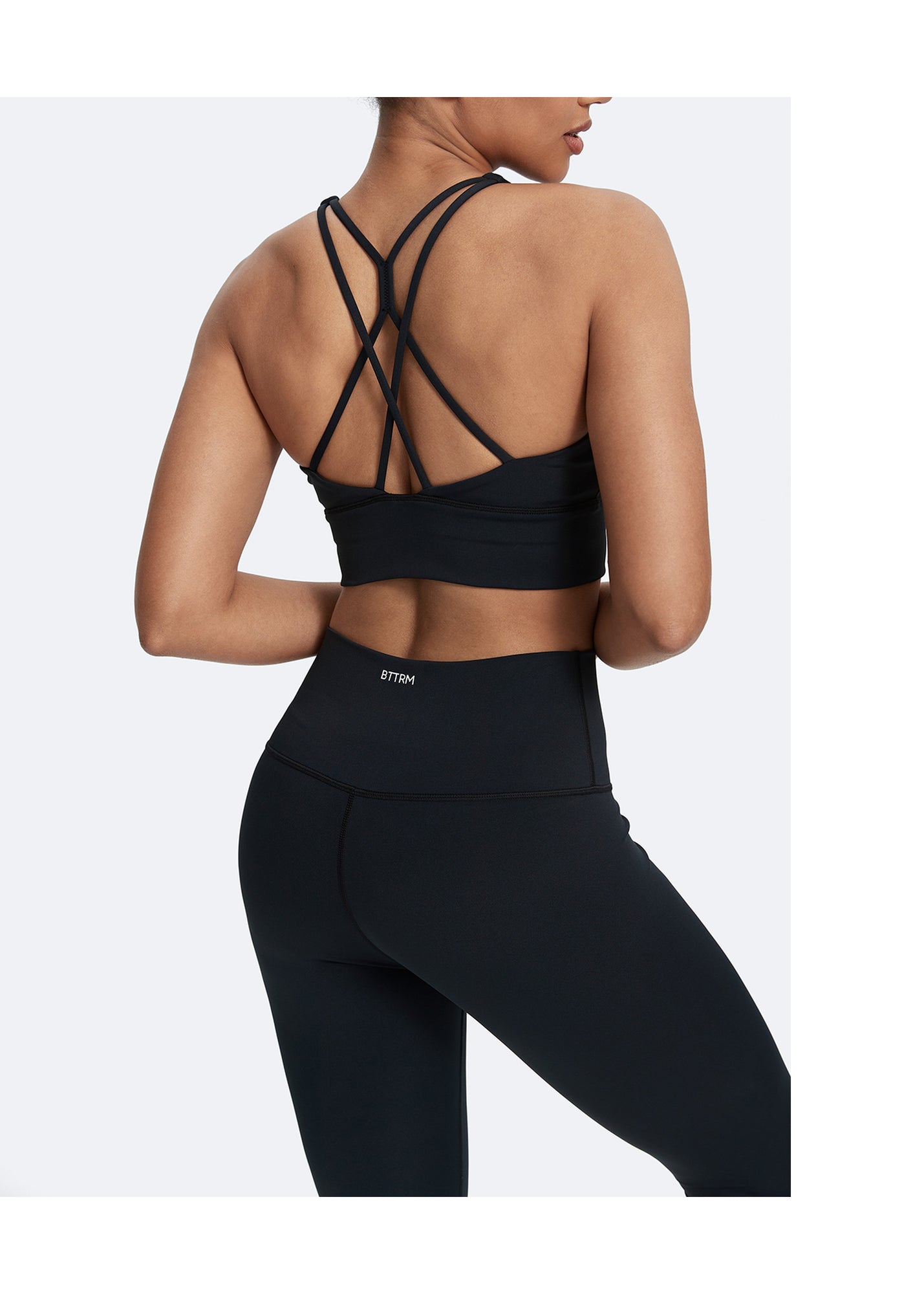 Straps and Support Bra | Black