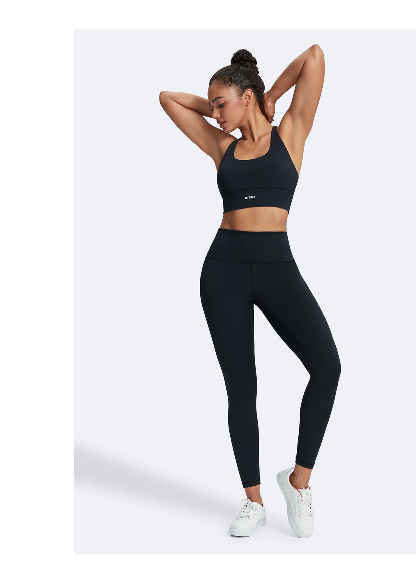 Straps and Support Bra | Black