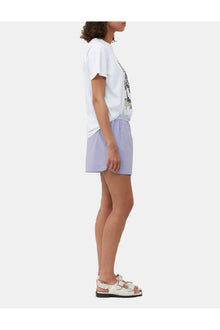 Stripe Cotton Elastic Shorts | Forever Blue